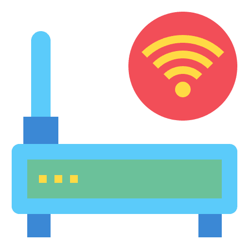Router gateway electronics connectivity icon