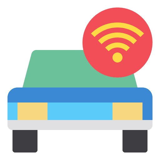 Car wifi car wireless icon Car wifi car wireless icon