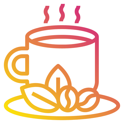 Hot coffee mug coffee cup icon