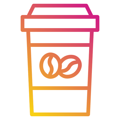 Take away cup restaurant mug icon