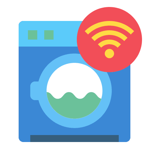 Washing machine connection wireless washing machine icon Washing machine connection wireless washing machine icon