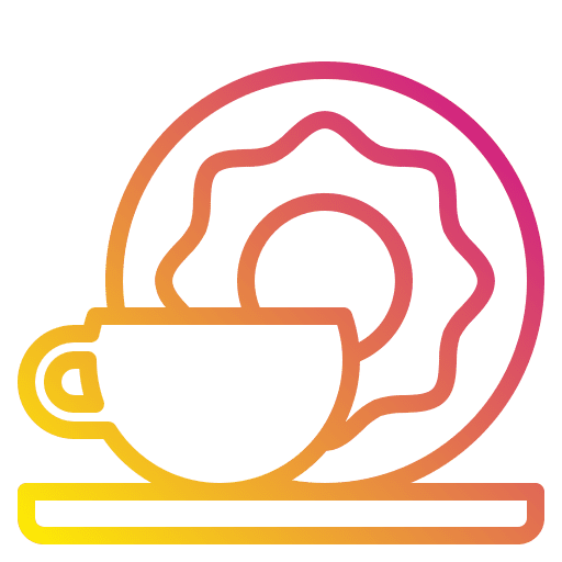 Donut restaurant cafe food and restaurant icon Donut restaurant cafe food and restaurant icon