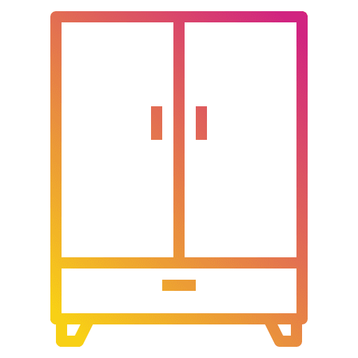 Cabinet drawer house cabinet drawer wardrobe icon