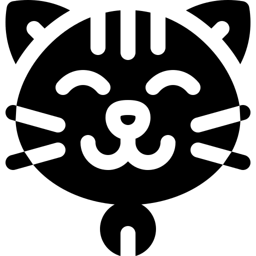 Cat feelings emojis laugh icon