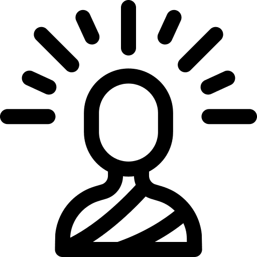 Enlightenment user avatar yoga icon