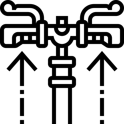 Grips parts sports bike icon