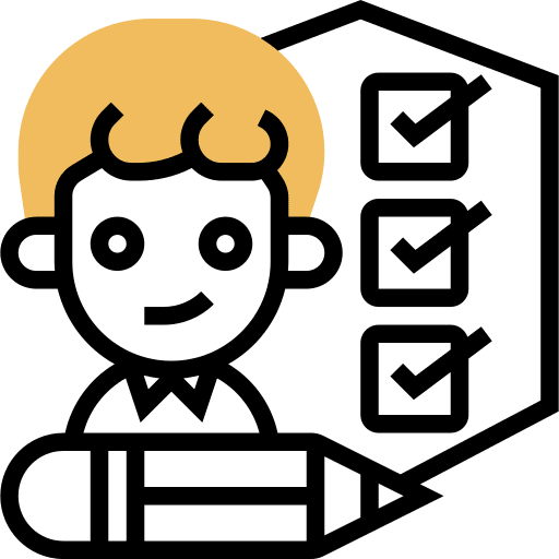 Insurance people check list criteria icon