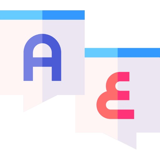 Translation translation communications education icon