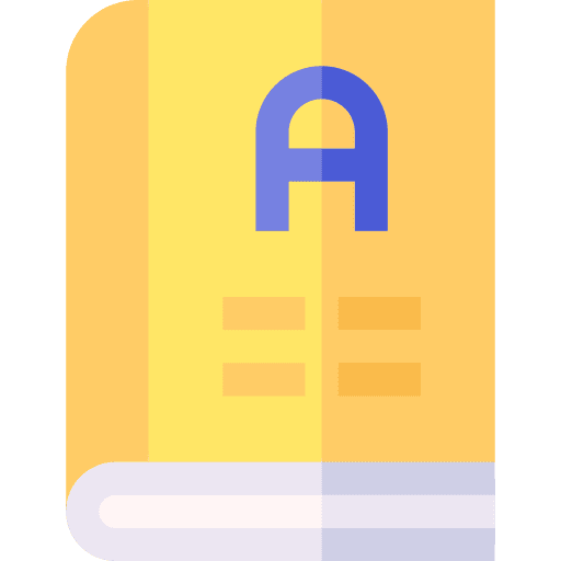 Dictionary manual grammar education icon Dictionary manual grammar education icon