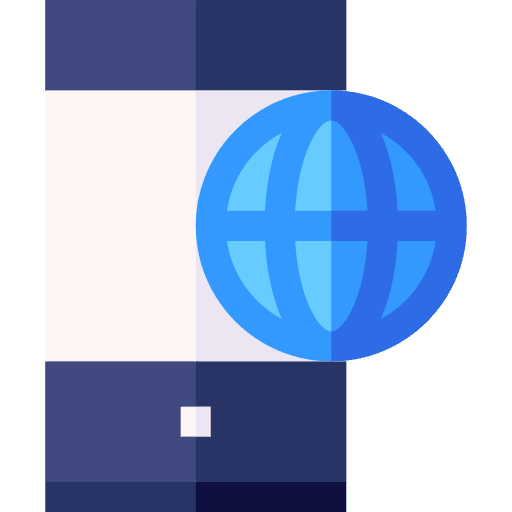Global electronics mobile application mobile phone icon Global electronics mobile application mobile phone icon