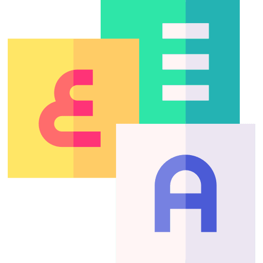 Translation interpreter language professions and jobs icon Translation interpreter language professions and jobs icon