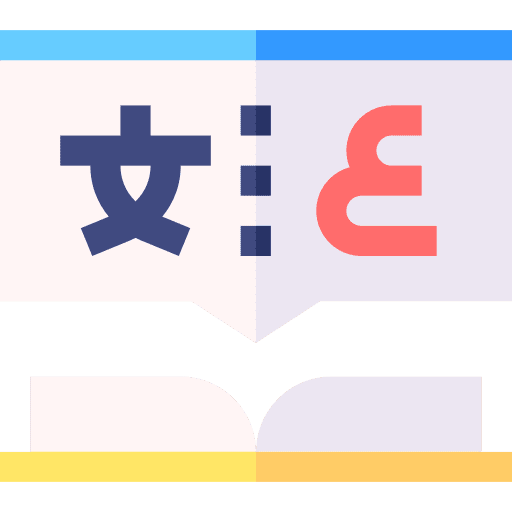 Dictionary dictionary language translation icon Dictionary dictionary language translation icon