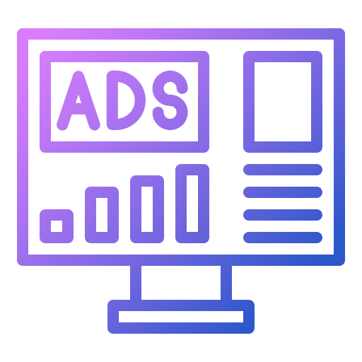 Ads campaign marketing advertising commerce and shopping icon