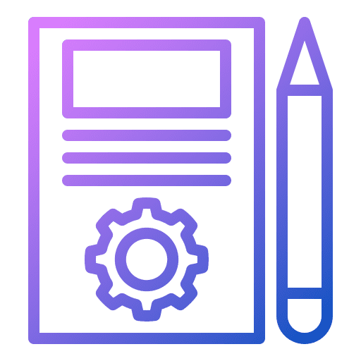 Task files and folders settings pen icon