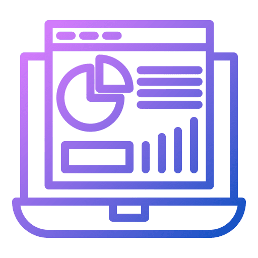 Dashboard business and finance data analytics presentation icon Dashboard business and finance data analytics presentation icon