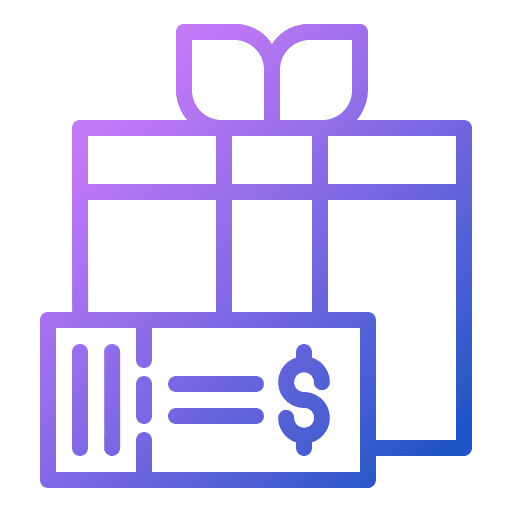 Gift card surprise present gift card icon Gift card surprise present gift card icon