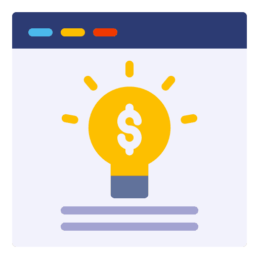 Idea money invesment dollar icon Idea money invesment dollar icon