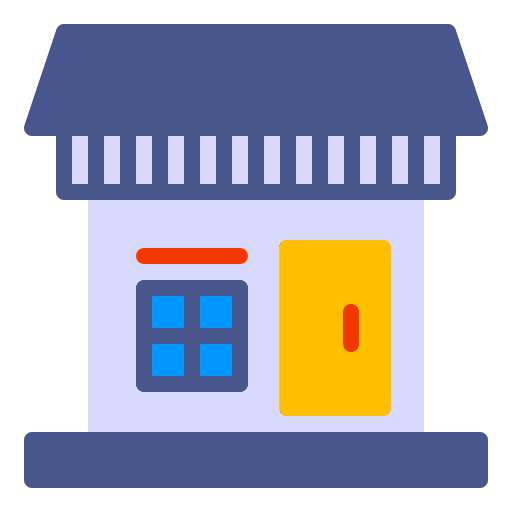 Store front shop commerce and shopping store front icon Store front shop commerce and shopping store front icon