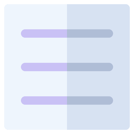 List menu layout order icon List menu layout order icon