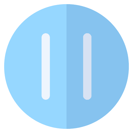 Pause ui music player video player icon Pause ui music player video player icon