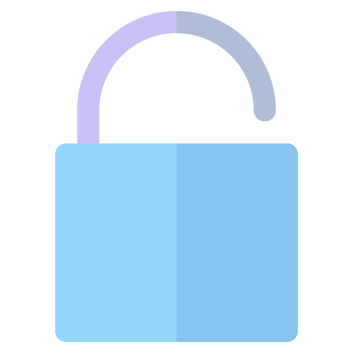 Unlock security padlock unprotected icon Unlock security padlock unprotected icon