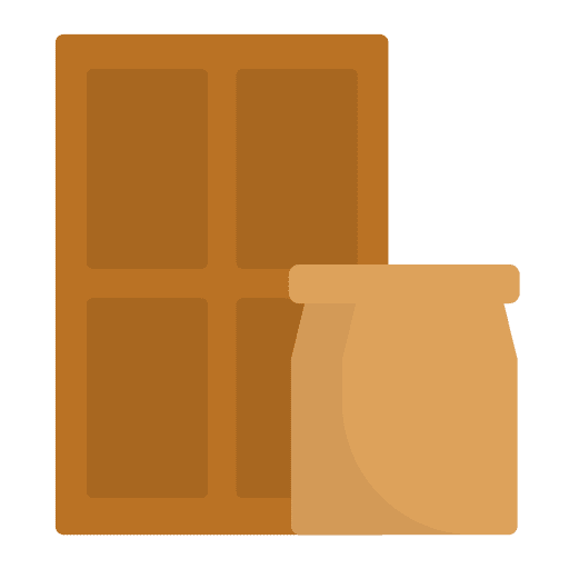 Door delivery package shipping and delivery package delivered icon