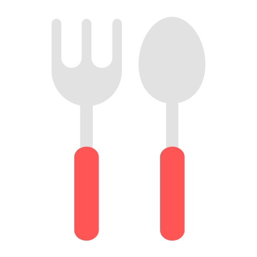 Eating food and restaurant cutlery fork icon Eating food and restaurant cutlery fork icon