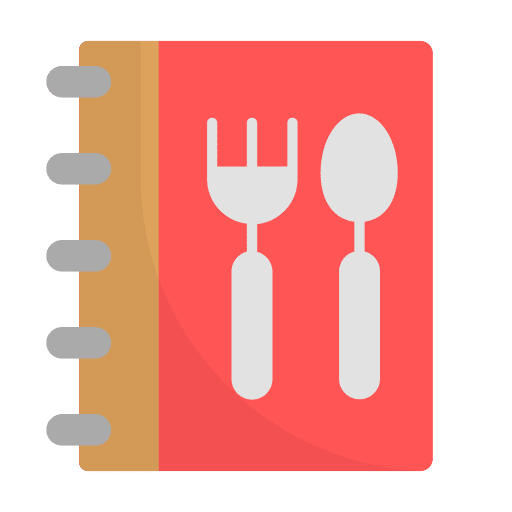 Restaurant menu food and restaurant food spoon and fork icon