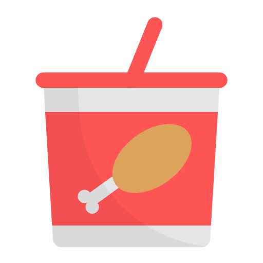 Chicken bucket fast food chicken bucket fried chicken icon Chicken bucket fast food chicken bucket fried chicken icon