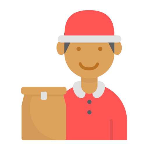 Delivery man delivery man user professions and jobs icon Delivery man delivery man user professions and jobs icon