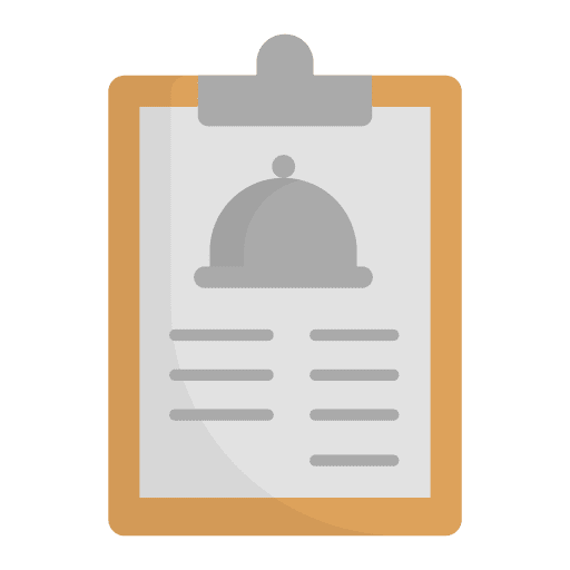 Restaurant menu order paper restaurant menu icon Restaurant menu order paper restaurant menu icon