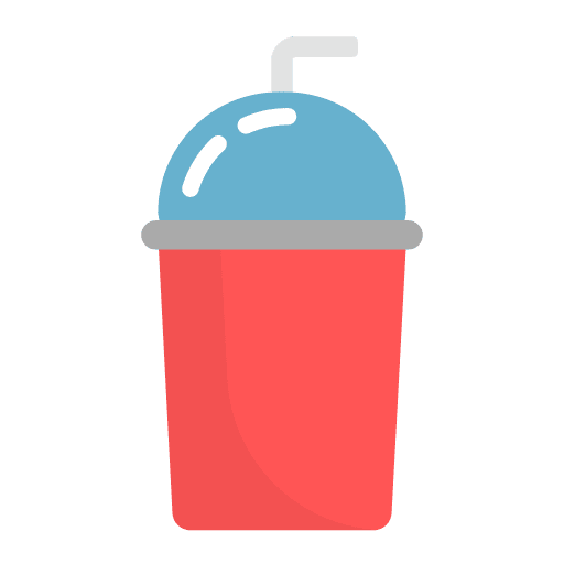 Soft drink plastic cup beverage food and restaurant icon Soft drink plastic cup beverage food and restaurant icon
