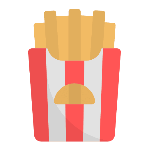 French fries french fries fast food food and restaurant icon
