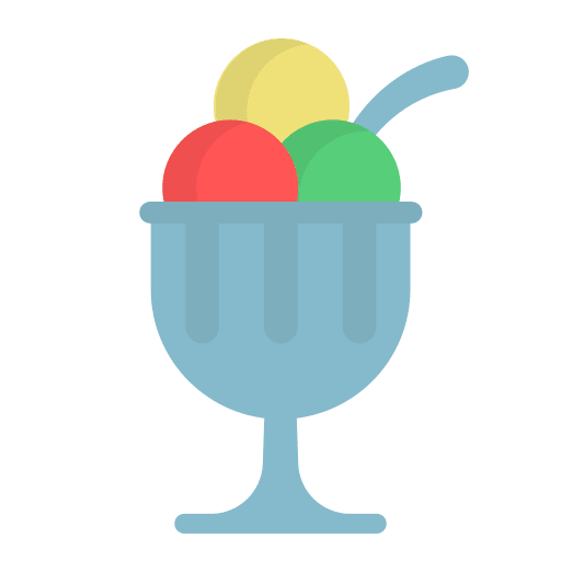 Ice cream ice cream food and restaurant sweet icon
