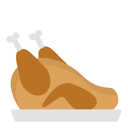 Roast chicken dish gastronomy cooked chicken icon Roast chicken dish gastronomy cooked chicken icon