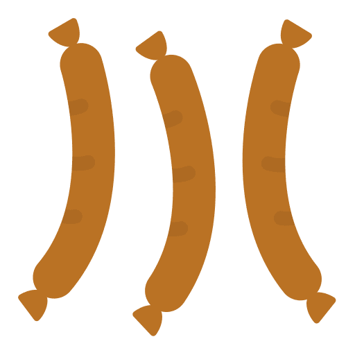 Sausage food and restaurant bbq sausage icon Sausage food and restaurant bbq sausage icon