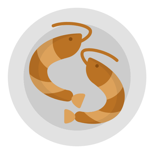 Shrimp food and restaurant sea life sea food icon Shrimp food and restaurant sea life sea food icon