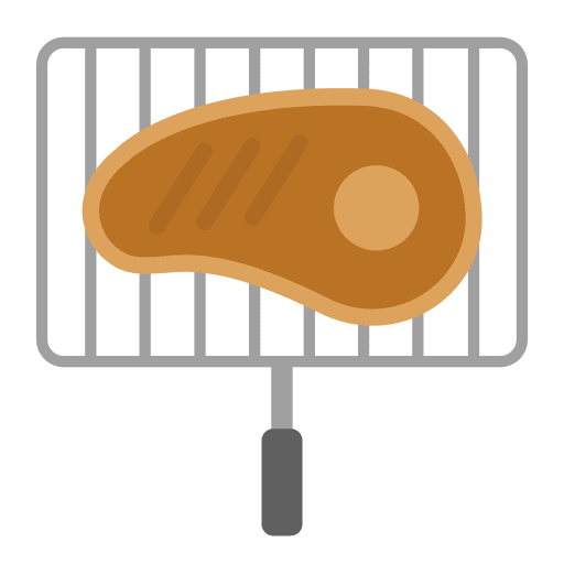 Steak food and restaurant grilled steak icon Steak food and restaurant grilled steak icon