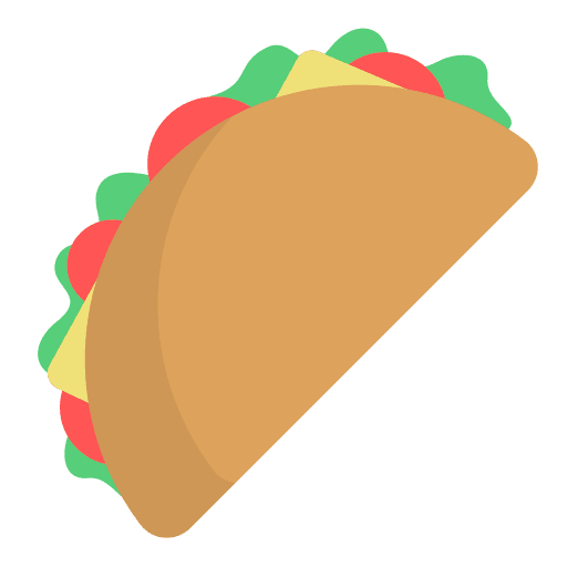 Taco taco recipes sandwich icon Taco taco recipes sandwich icon