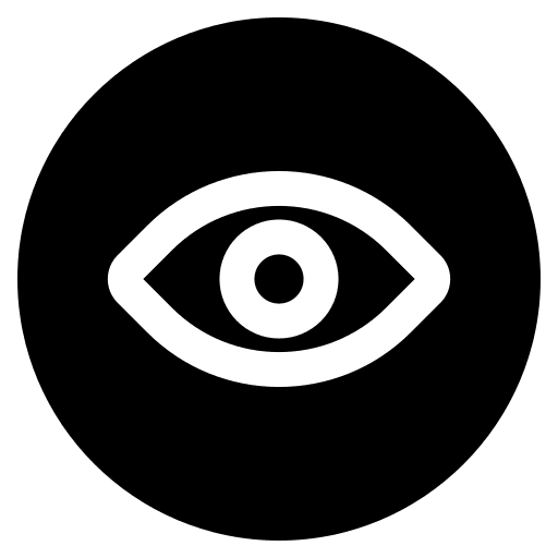 Vision visible view eye icon Vision visible view eye icon