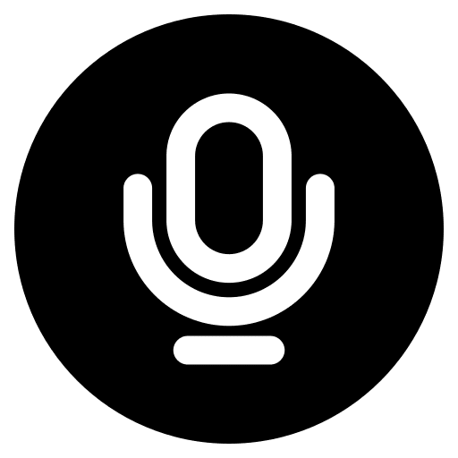 Microphone multimedia communications voice icon Microphone multimedia communications voice icon