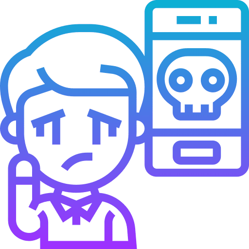 Cyberbullying communications mobile phone cyberbullying icon