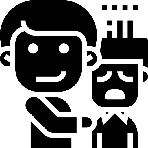 Empathy sympathy inclusive calm icon