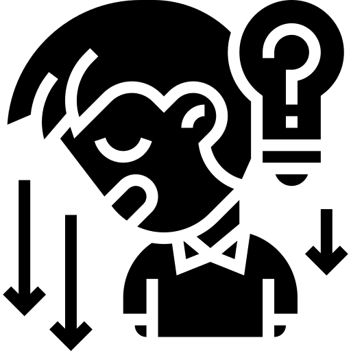 Empty mind head empty icon Empty mind head empty icon