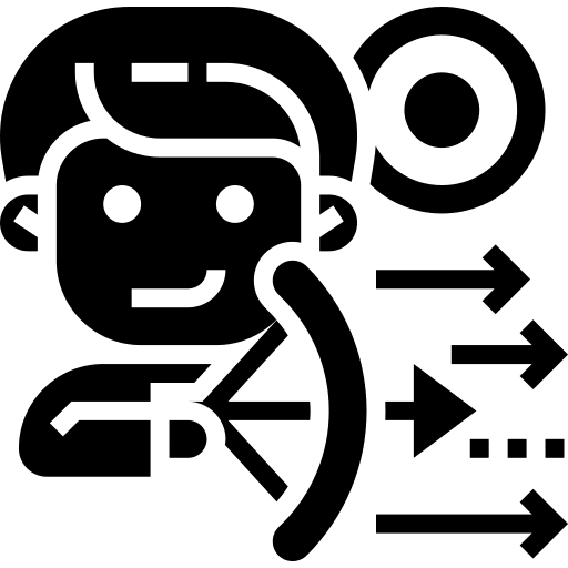 Purpose think bulleye target icon Purpose think bulleye target icon