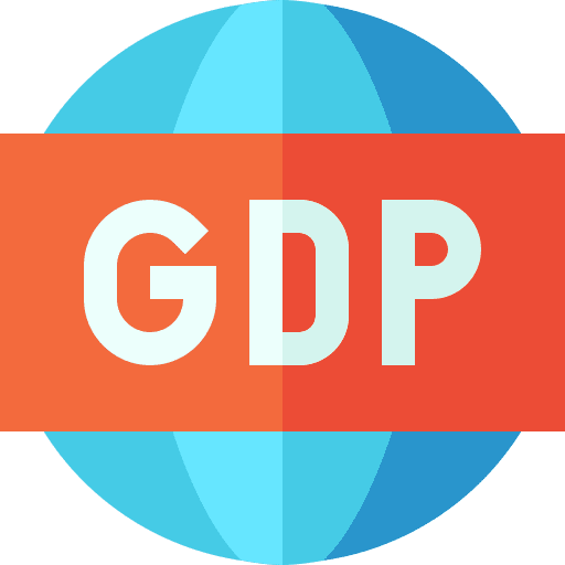 Gdp world business and finance economy icon