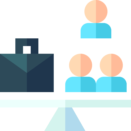 Cyclical unemployment work workers briefcase icon Cyclical unemployment work workers briefcase icon