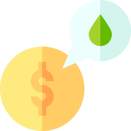 Economy oil drop dollar icon Economy oil drop dollar icon