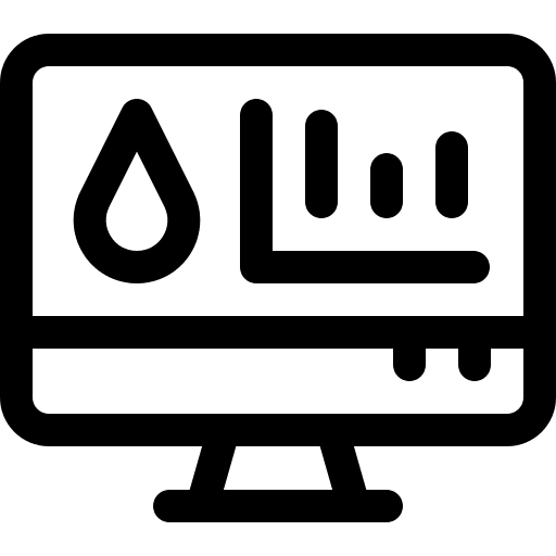 Ink level electronics ink level monitor icon