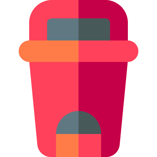 Bin garbage office material can icon Bin garbage office material can icon